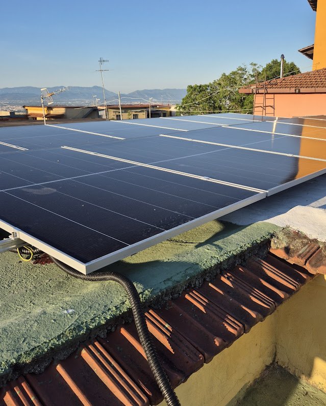Impianto fotovoltaico installato da New Energy in Campania