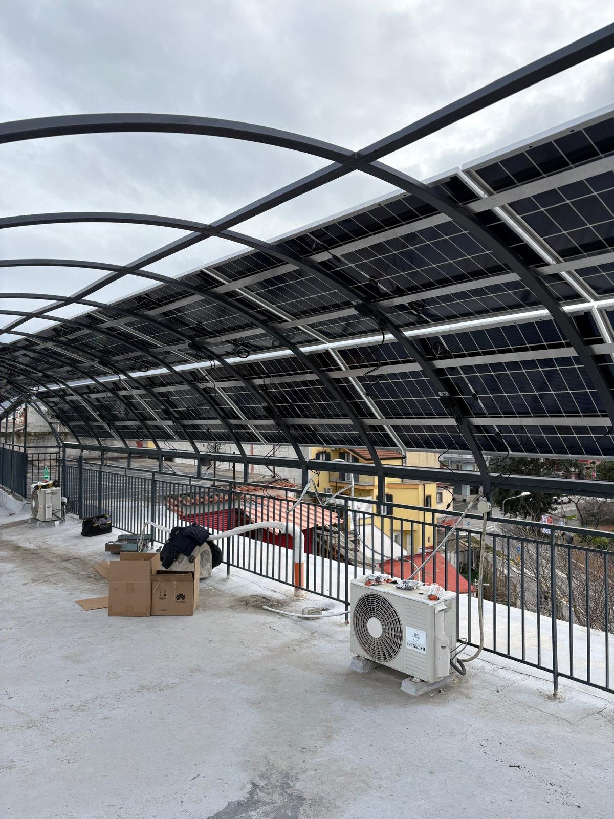 Impianto fotovoltaico installato da New Energy in Campania