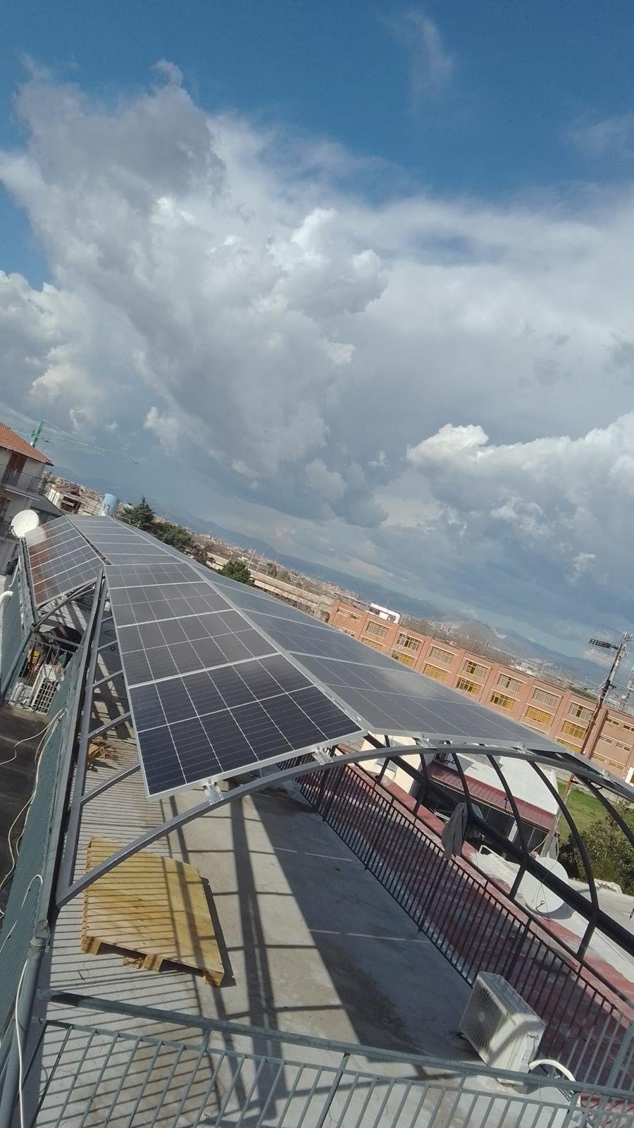 Impianto fotovoltaico installato da New Energy in Campania