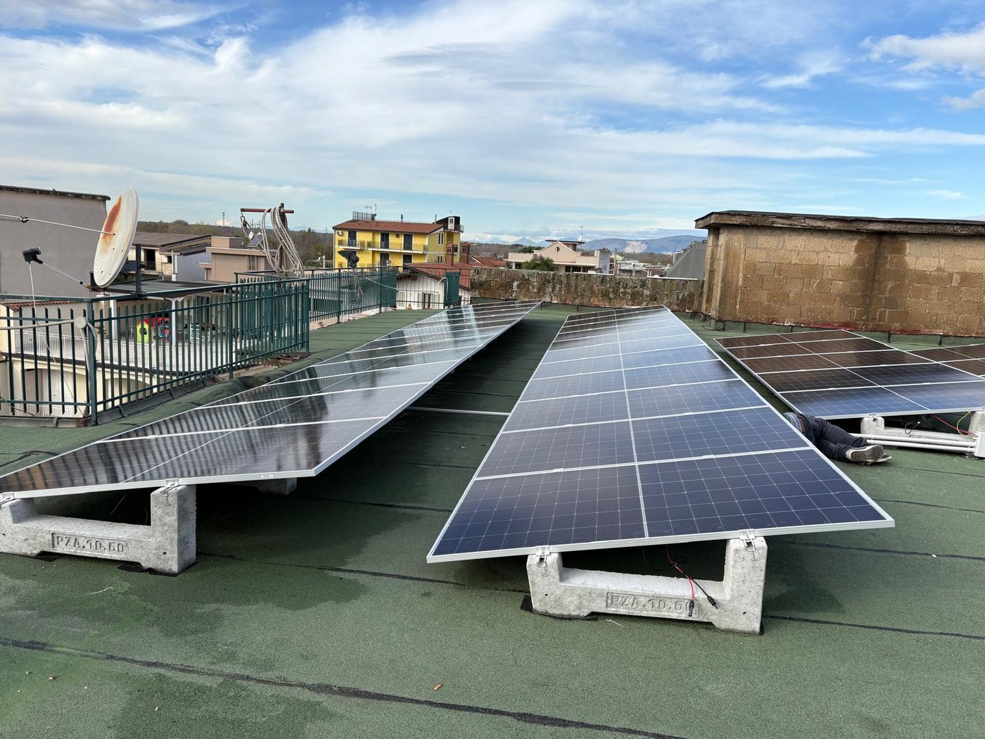 Impianto fotovoltaico installato da New Energy in Campania