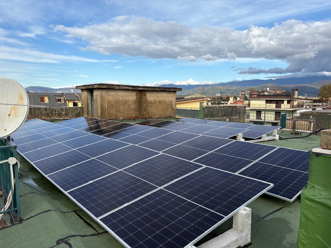 Impianto fotovoltaico installato da New Energy in Campania