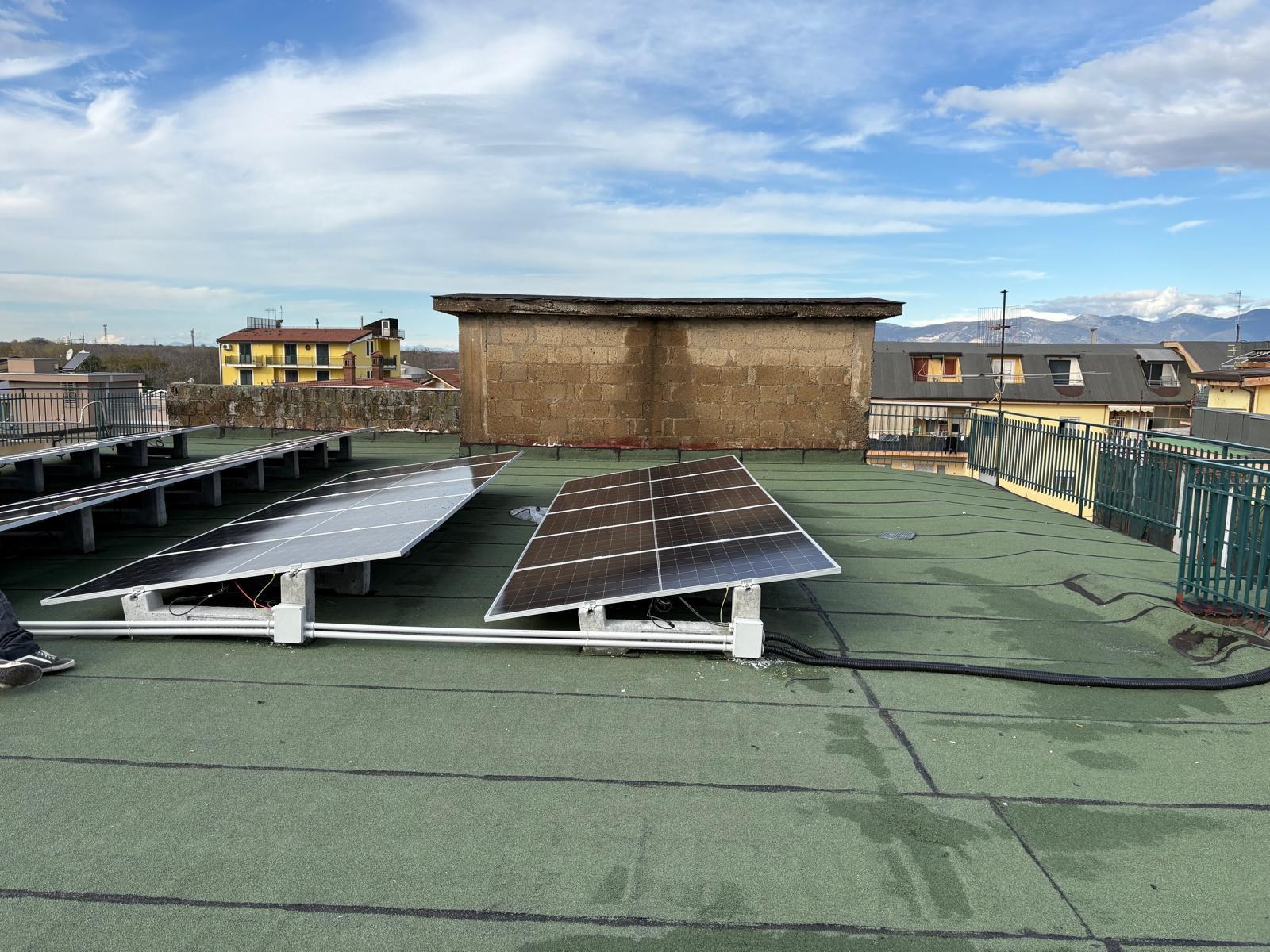 Impianto fotovoltaico installato da New Energy in Campania