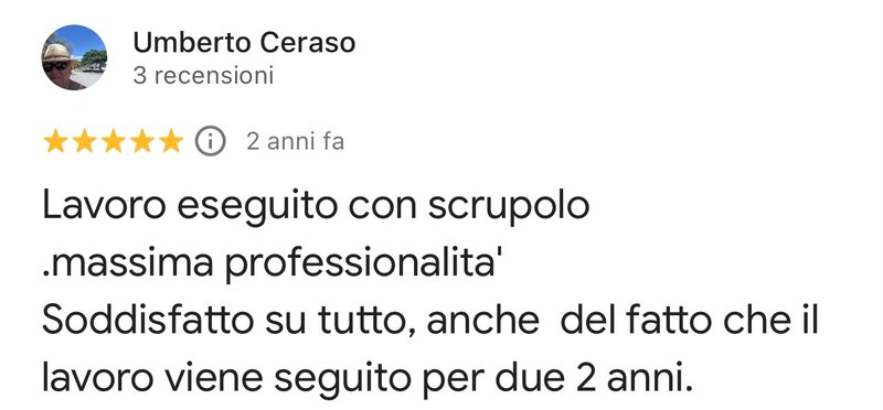 Recensione Google cliente New Energy 1